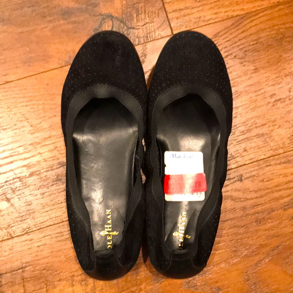 Cole Haan Nike Air black flats size 7